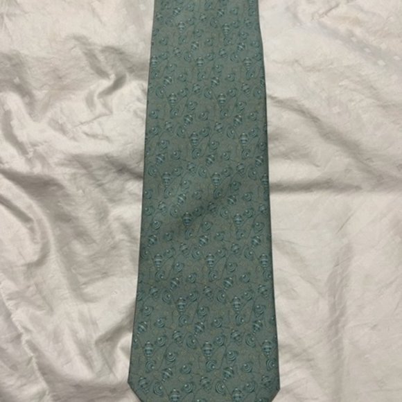 PINEDA COVALIN - SILK TIE - PALE GREEN - Picture 1 of 2
